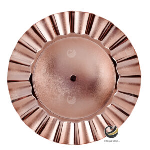 Plato Base P10-RUF Rosa Oro 33 cm. (Polipropileno)