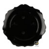 Plato Base P11-FLO Negro 33 cm. (Polipropileno)