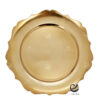 Plato Base P11-FLO Oro 33 cm. (Polipropileno)