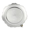 Plato Base P11-FLO Plata 33 cm. (Polipropileno)