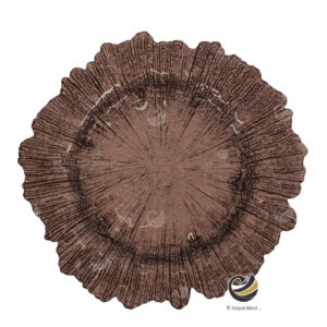 Plato Base P13-COR Chocolate 33cm (Cristal)