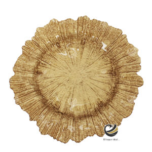 Plato Base P13-COR Oro 33cm (Cristal)