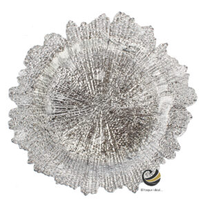 Plato Base P13-COR Plata 33cm (Cristal)