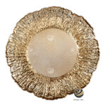 Plato Base P137-COR Oro 33 cm. (Polipropileno)