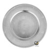 Plato Base P14-CRA Plata 33 cm. (Polipropileno)