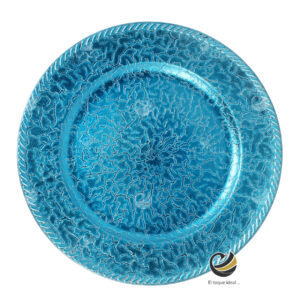 Plato Base P14-CRA Turquesa 33 cm. (Polipropileno)