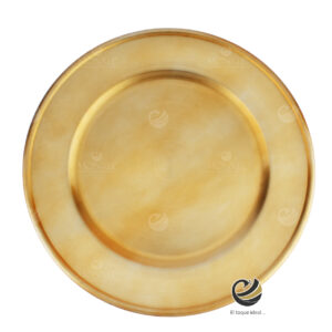Plato Base P15-RLI B Oro 33 cm. (Polipropileno)