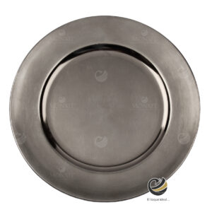 Plato Base P15-RLI Carbón 33 cm. (Polipropileno)