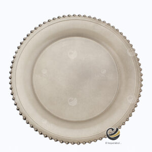 Plato Base P18-PER B Champagne 33 cm. (Polipropileno)