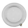Plato Base P18-PER B Plata 33 cm. (Polipropileno)