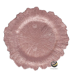 Plato Base P19-COR B Mauve 33 cm. (Polipropileno)
