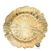 Plato Base P19-COR Oro 33 cm. (Polipropileno)