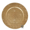 Plato Base P21-HOL Oro 33 cm. (Polipropileno)