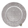 Plato Base P21-HOL Plata 33 cm. (Polipropileno)