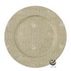 Plato Base P22-TEX Champagne 33 cm. (Polipropileno)