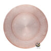 Plato Base P23-SNA Rosa Oro 33 cm. (Polipropileno)
