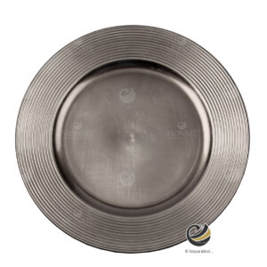 Plato Base P27-SNA Carbón 33 cm. (Polipropileno)