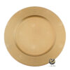 Plato Base P27-SNA Oro 33 cm. (Polipropileno)