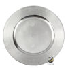 Plato Base P27-SNA Plata 33 cm. (Polipropileno)