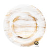 Plato Base P28-RAY Oro 33cm (Cristal)