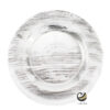 Plato Base P28-RAY Plata 33cm (Cristal)