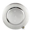 Plato Base P32-LUN Plata 33 cm. (Polipropileno)