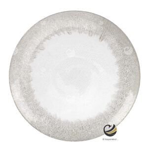 Plato Base P33-IRI Plata 33cm (Cristal)