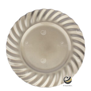 Plato Base P35-WAV Champagne 33 cm. (Polipropileno)