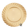 Plato Base P35-WAV Oro 33 cm. (Polipropileno)