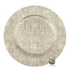 Plato Base P36-TEX Champagne 33 cm. (Polipropileno)