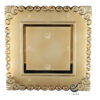 Plato Base P37-WOR Oro 33x33 cm. (Polipropileno)
