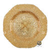 Plato Base P39-OCT Oro 33cm (Cristal)