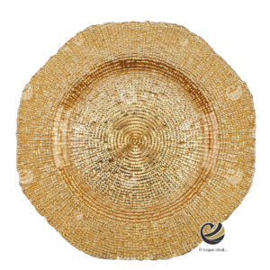 Plato Base P39-OCT Oro 33cm (Cristal)