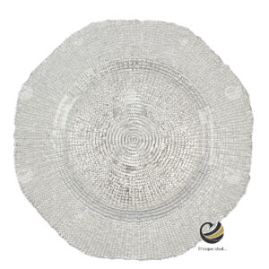 Plato Base P39-OCT Plata 33cm (Cristal)