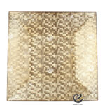 Plato Base P41-HOL Oro 33x33 cm. (Polipropileno)