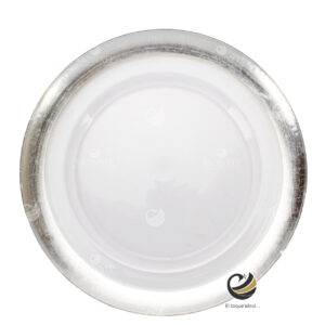 Plato Base P43-FIL Plata 33cm (Cristal)