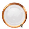 Plato Base P43-FIL Rosa Oro 33cm (Cristal)