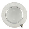 Plato Base P46-STO Plata 33 cm. (Polipropileno)