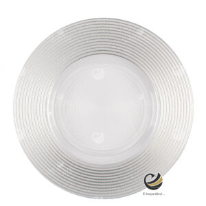 Plato Base P47-SNA Plata 33cm (Cristal)