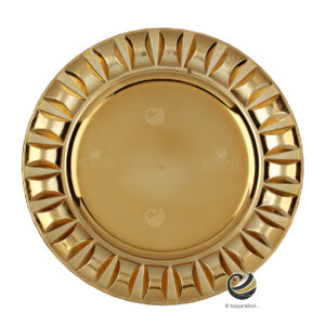 Plato Base P48-GOT Oro 33 cm. (Polipropileno)