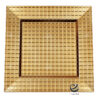 Plato Base P49-CUA Oro 33x33 cm. (Polipropileno)