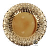 Plato Base P50-MIM Oro 33 cm. (Polipropileno)