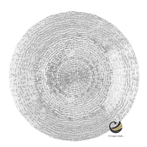 Plato Base P51-TEL Plata 33cm (Cristal)