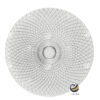 Plato Base P53-GEO Plata 33cm (Cristal)