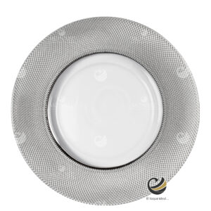 Plato Base P54-LUX Plata 33cm (Cristal)