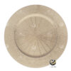 Plato Base P56-DUS Champagne 33 cm. (Polipropileno)