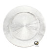 Plato Base P56-DUS Plata 33 cm. (Polipropileno)
