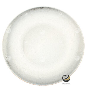 Plato Base P57-AIN Plata 33 cm. (Polipropileno)