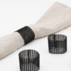Anillos A01-STO Negro (Acrílico)