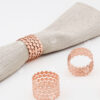 Anillos A03-MON Rosa Oro (Acero Inoxidable)